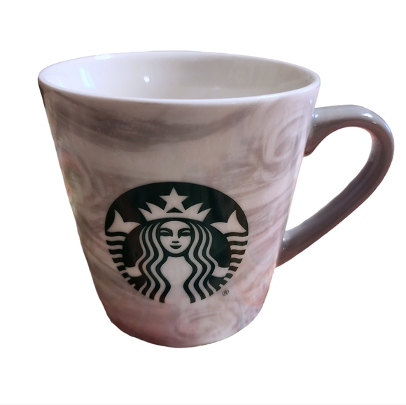 Starbucks 18 Oz Marble Coffee Cup - Picture 1 of 4